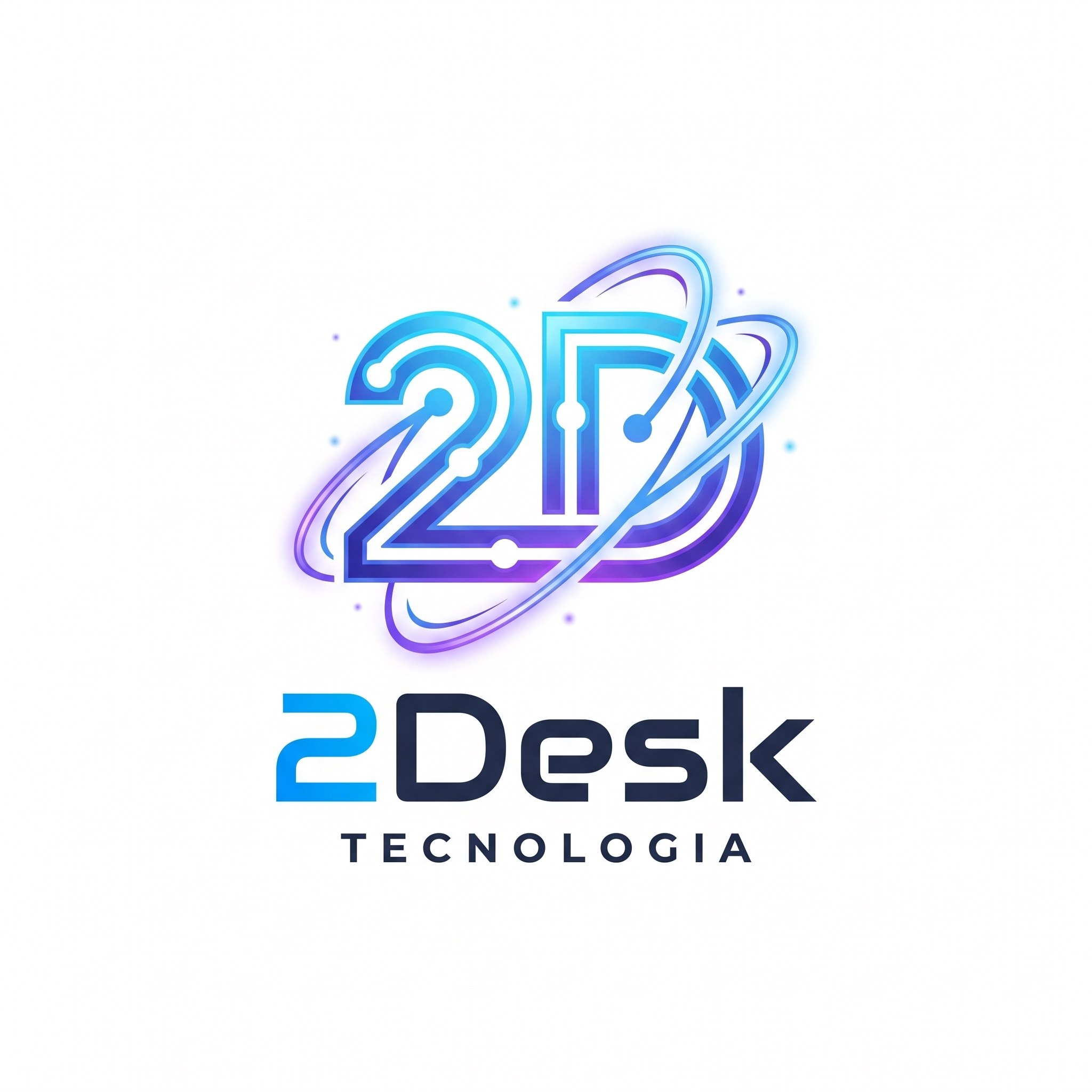 Símbolo e logotipo da 2Desk Tecnologia